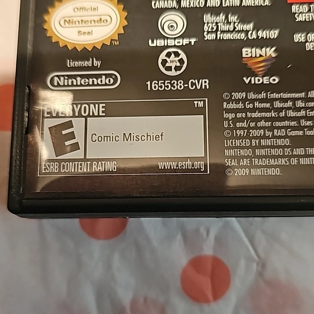 Nintendo DS Rabbids Go Home A Comedy Adventure